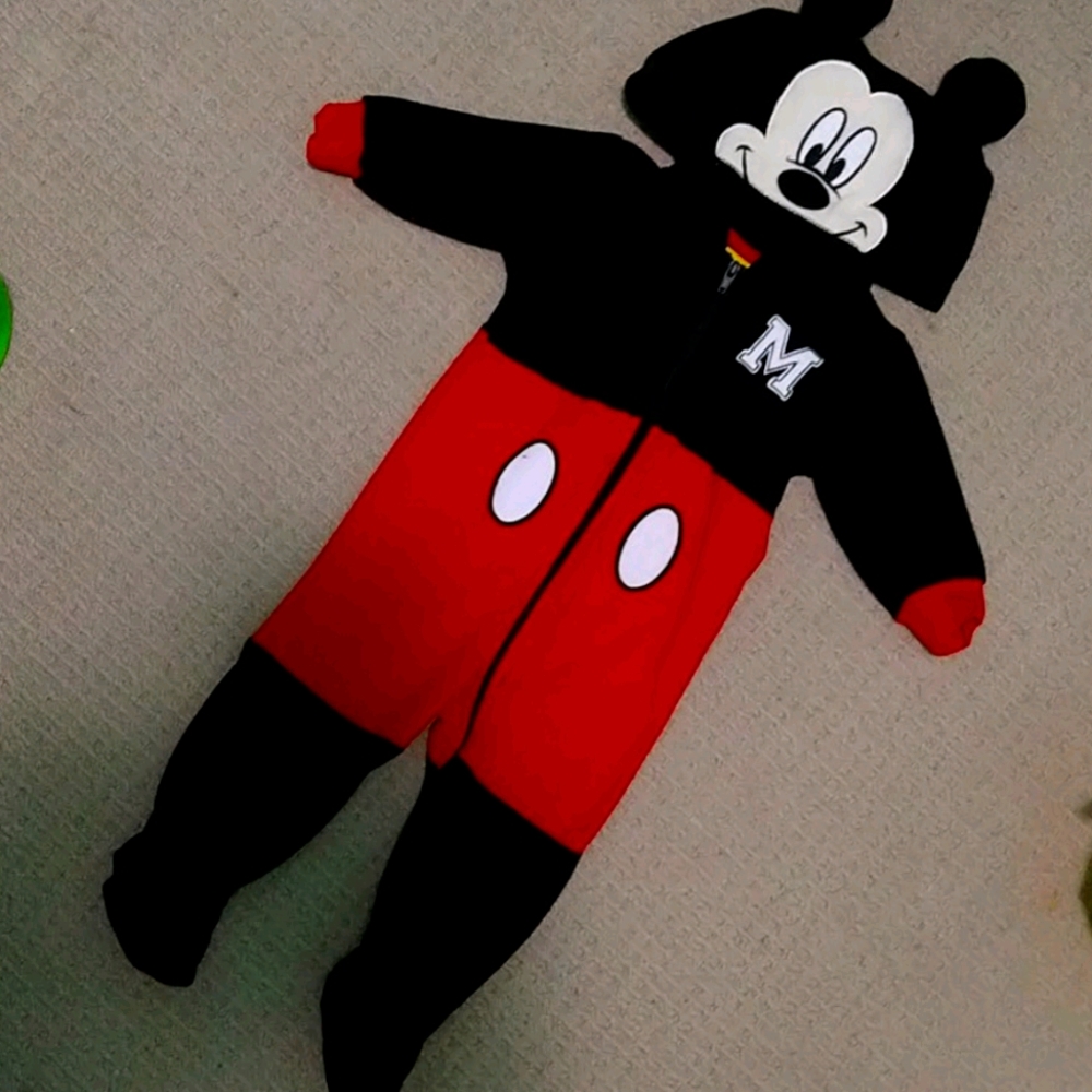 Disney Mickey mouse fleece onsie